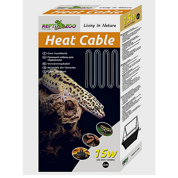 Термокабель для террариума 15Вт 4м Repti Zoo - купить с доставкой по ...
