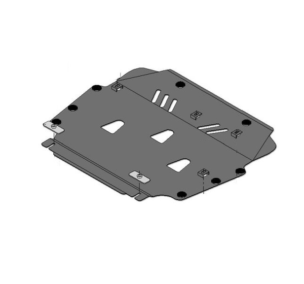 Защита картера двигателя и кпп для Volvo XC 90 2002-2014, V-все кроме ...