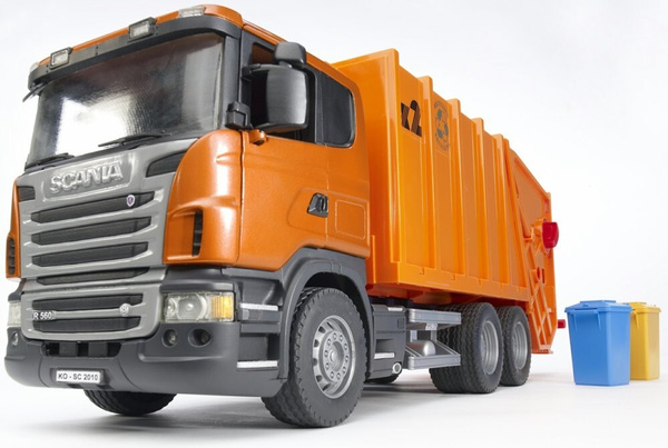 Bruder 03560 мусоровоз SCANIA серии R (оранжевый) (03-560) купить на ...