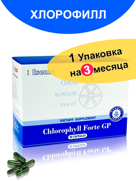 Chlorophyll Forte Santegra. Хлорофилл - 50 мг, 90 капсул. Хлорофилл ...