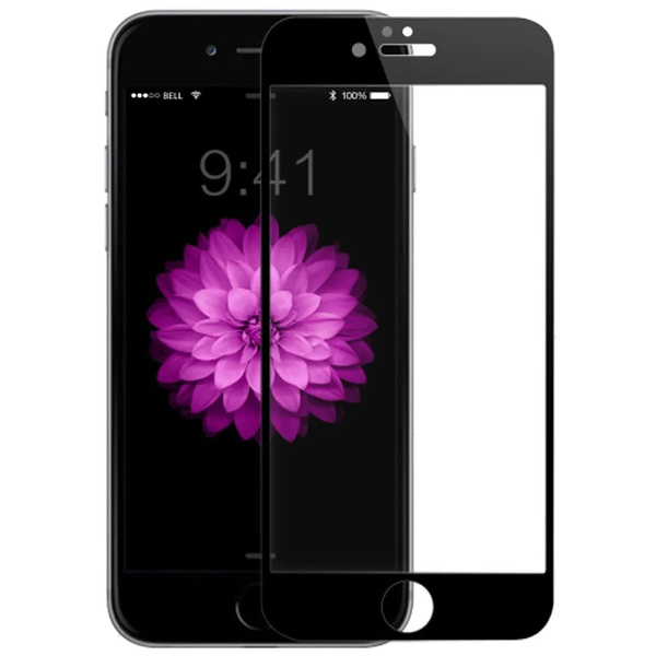Защитное стекло для iPhone 6 Plus/6S Plus/ айфон 6 плюс/6с Черное ...