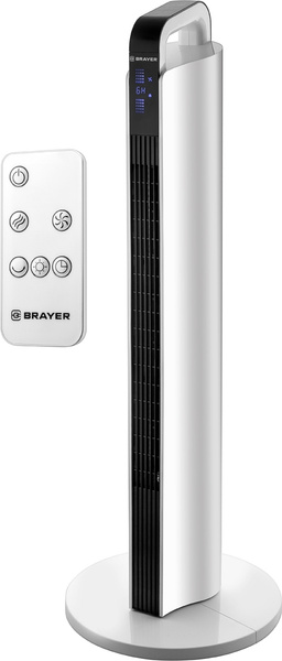 Вентилятор колонный напольный BRAYER BR4955 с пультом дистанционного ...