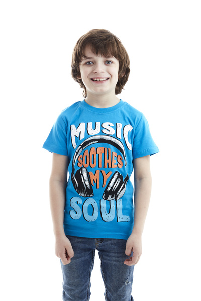 Футболка Bonito kids, размер 128, цвет бирюзовый, 100% Хлопок - купить ...