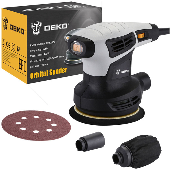 Шлифмашина эксцентриковая DEKO DKG400-125 - купить по низким ценам в ...