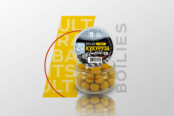 Бойлы насадочные ULTRABAITS "CLASSIC" (КУКУРУЗА) 20мм, 130 гр. - купить ...