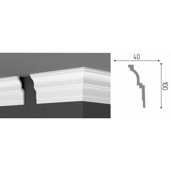 Плинтус потолочный П20 100/40 -  с доставкой по выгодным ценам в .