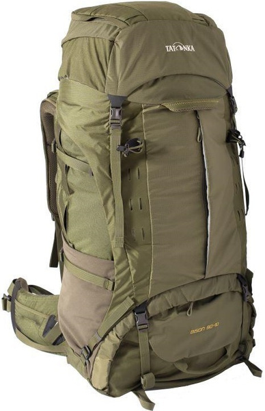 Рюкзак туристический Tatonka BISON 90+10 оливковый, 90 л - купить по ...