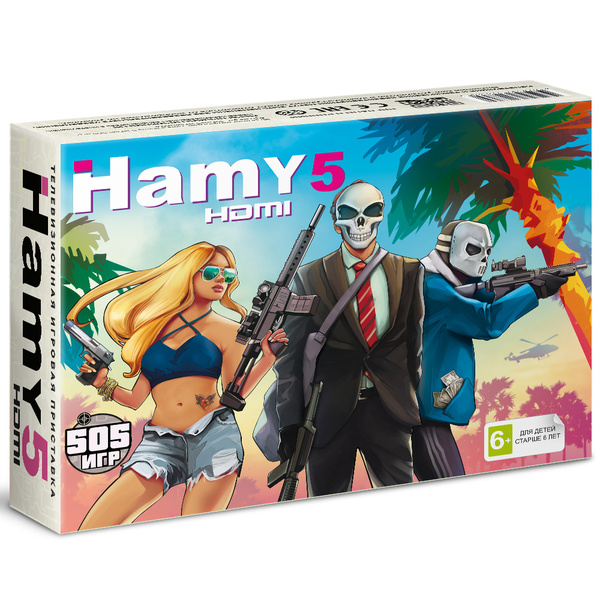 Игровая приставка HAMY 5 (16+8 bit) HDMI GTA + 505 игр - купить с ...