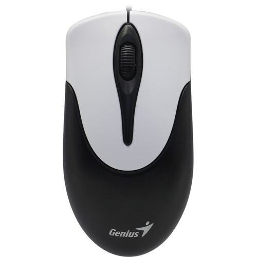 Мышь проводная Genius Netscroll 100 V2 31010001401, черный, серебристый ...
