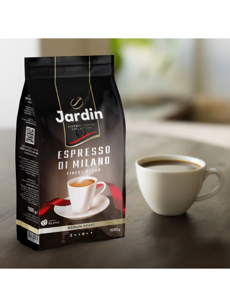 Кофе в зернах jardin Espresso di Milano Кофе, Жардин Эспрессо ди Милано ...