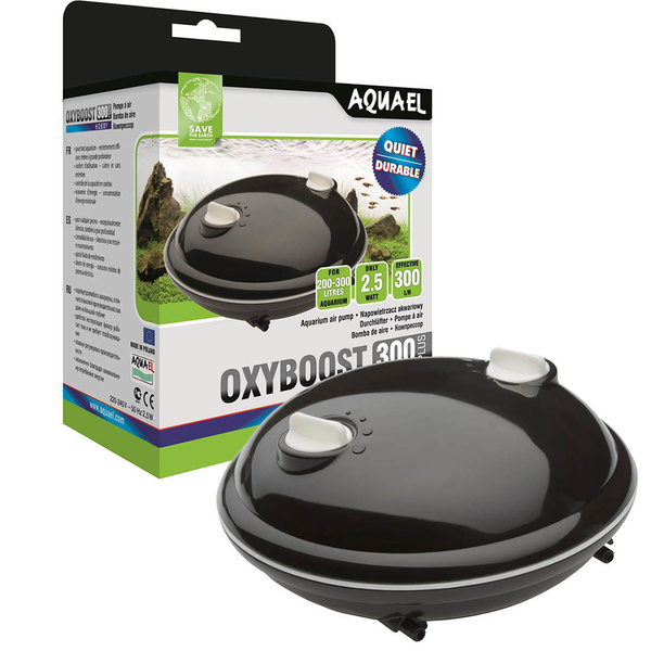 Компрессор для аквариума AQUAEL OXYBOOST 300 plus, 2.5w, 2х150л/ч., до ...