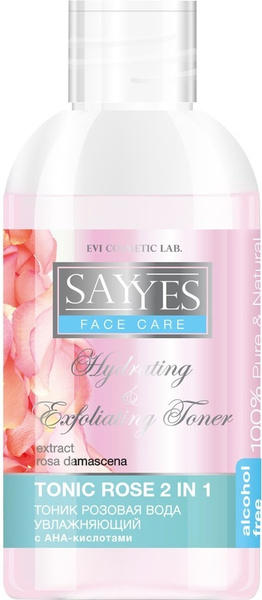 SayYes / Лосьон-тоник для лица SayYes Розовая вода с АНА-кислотами ...