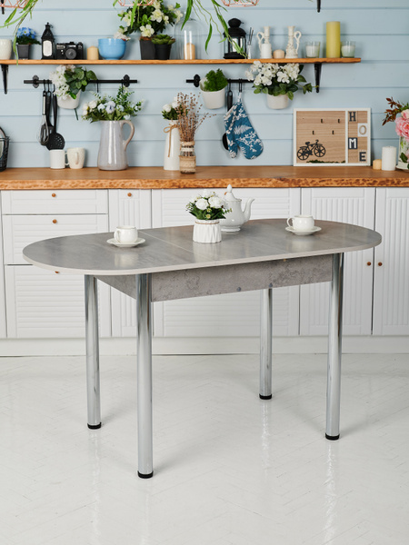 Стол обеденный Раздвижной СТ16_ХРОМ, 110х70х75 см - купить по выгодной ...