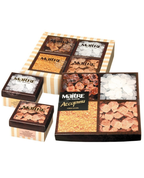 Maitre de Sucre Сахар Коричневый, Тростниковый 385г. 4шт. купить на ...