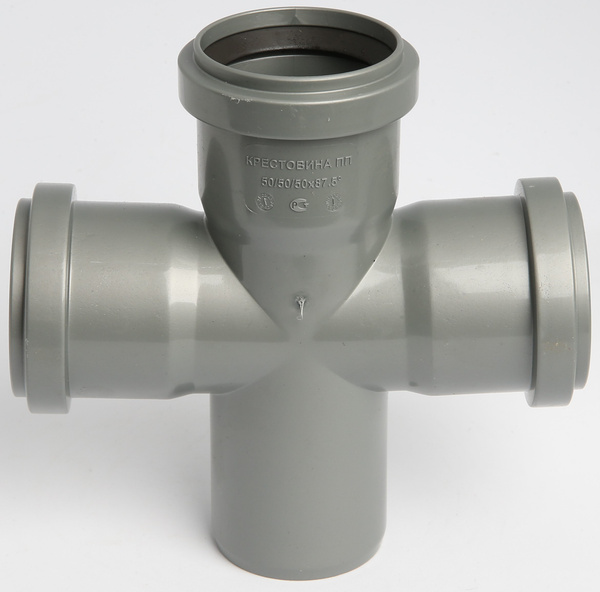 Крестовина 50-50-50 мм 90 (87,5) градусов Flextron - купить с доставкой ...