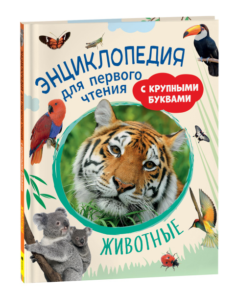 Животные. Энциклопедия для первого чтения с крупными буквами ...