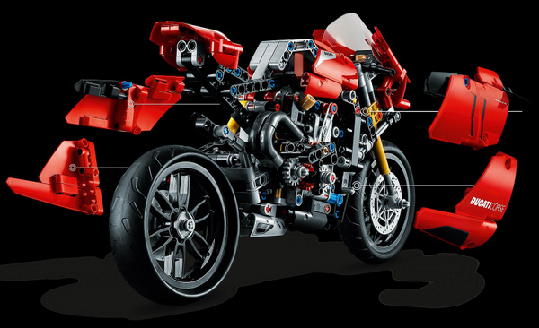 Лего Technic серия, LEGO Конструктор, лего 42107 Ducati Panigale V4 R ...