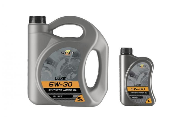 Масло WEZZER 5w-30 SM/CF LUXE (син.) 4л купить c доставкой на OZON по ...