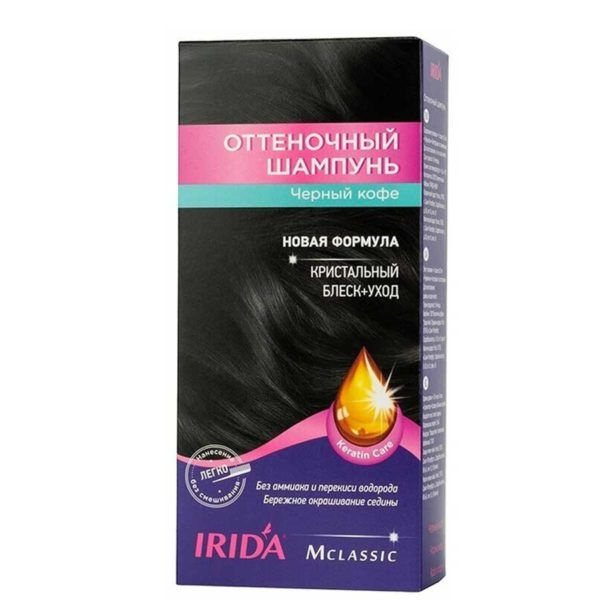 IRIDA Оттеночный шампунь M Classic Черный Кофе 75 мл - купить с ...