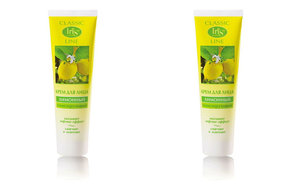 Iris cosmetic Крем для лица Classic Line Лимонный тонизирующий, 100 мл ...