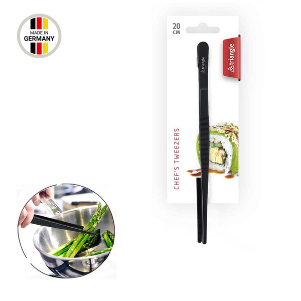 Пинцет кулинарный 20 см, черный, Triangle Solingen Германия - купить с ...