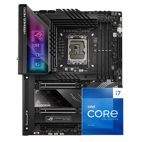 Материнская плата ROG ROG MAXIMUS Z790 HERO+I7-13700K купить по низкой ...