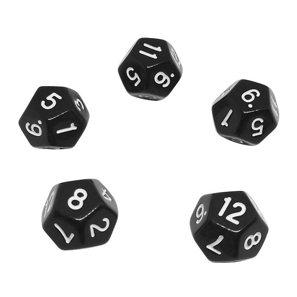 Кубики D12 (двенадцатигранник, дайсы) для игр (подходит для DnD (ДнД ...