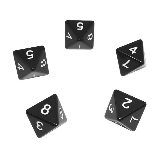 Кубики D8 (восьмигранник, дайсы) для игр (подходит для DnD (ДнД ...
