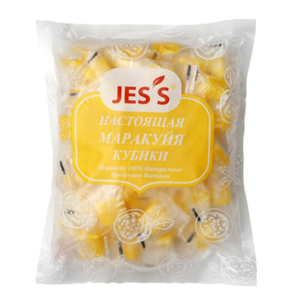 Конфеты маракуйя кубики Jess желейные 500г - купить с доставкой по ...