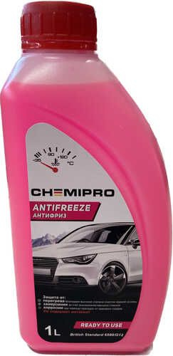 Антифриз Chemipro G12 готовый красный 1л., Готовый раствор купить по ...