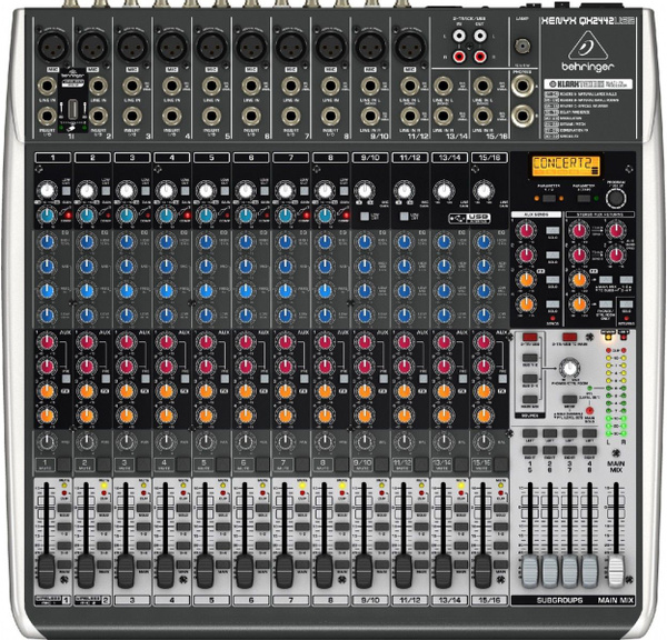 Behringer Xenyx QX2442USB Микшерный пульт с процессором эффектов ...
