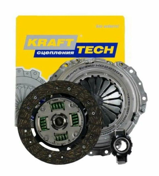 Сцепление ВАЗ 2108-2112, комплект сцепления KRAFTTECH - Krafttech арт ...