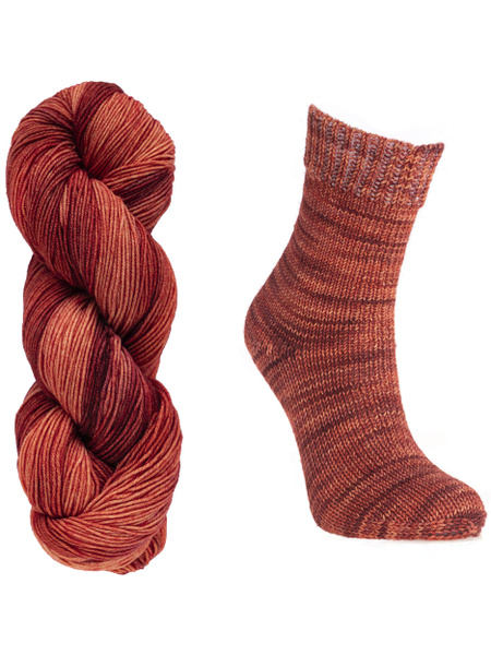 Пряжа для вязания LaVita "Calzino-0812" шерстяная носочная пряжа ЛаВита ...