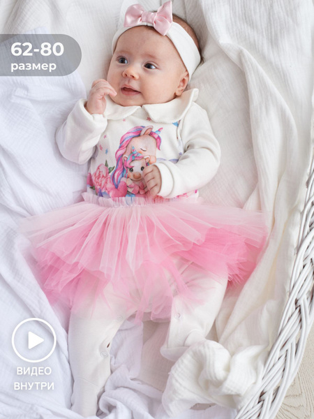 Комплект на выписку Luxury Baby Единорог - купить с доставкой по ...