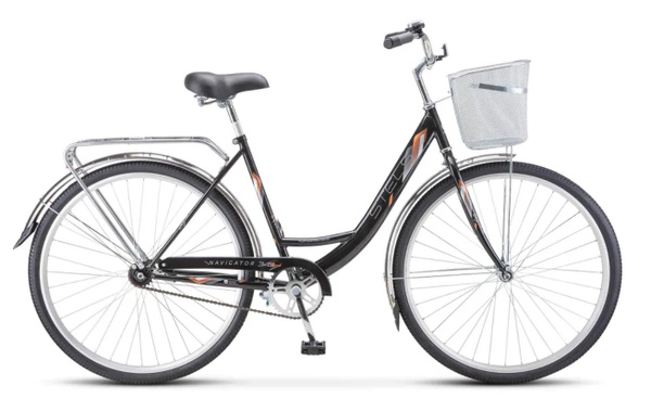 Велосипед STELS Navigator 345 Lady 28" 20" Чёрный Двухколёсный ...