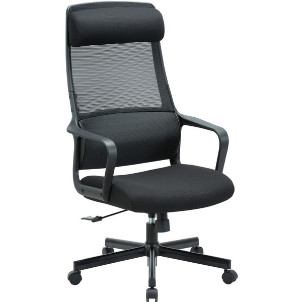 Кресло для руководителя easy chair 589 tc черное сетка ткань металл