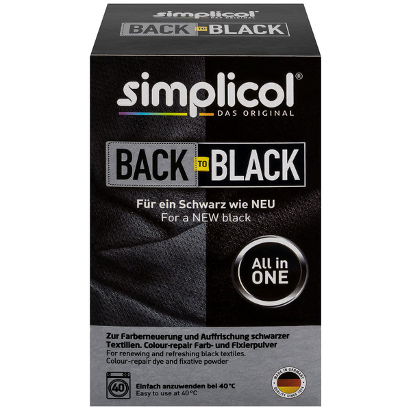 Simplicol Back To BLACK All-in-1, ЧЕРНАЯ, краска для восстановления ...