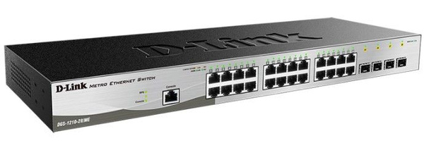 Коммутатор D-Link Управляемый 2 уровня DGS-1210-28P/ME/B2A - купить по ...
