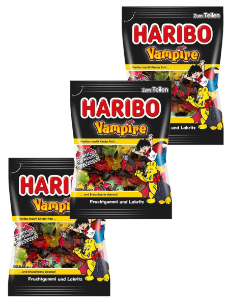 Мармелад жевательный HARIBO Харибо Вампир 3 шт по 175 г - купить с ...