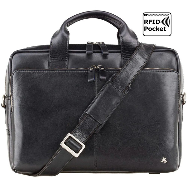 Портфель Visconti Real Leather ML31 Black - купить с доставкой по ...