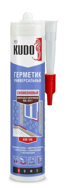 Силиконовый Герметик KUDO, Для металла, коричневый, шоколадный - купить ...