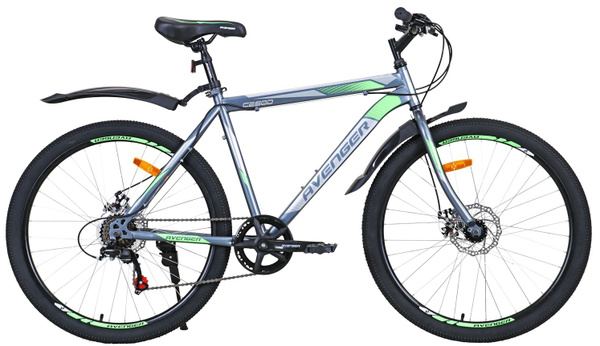 Велосипед 26" AVENGER C260D, серый, 19" - купить по выгодной цене в ...