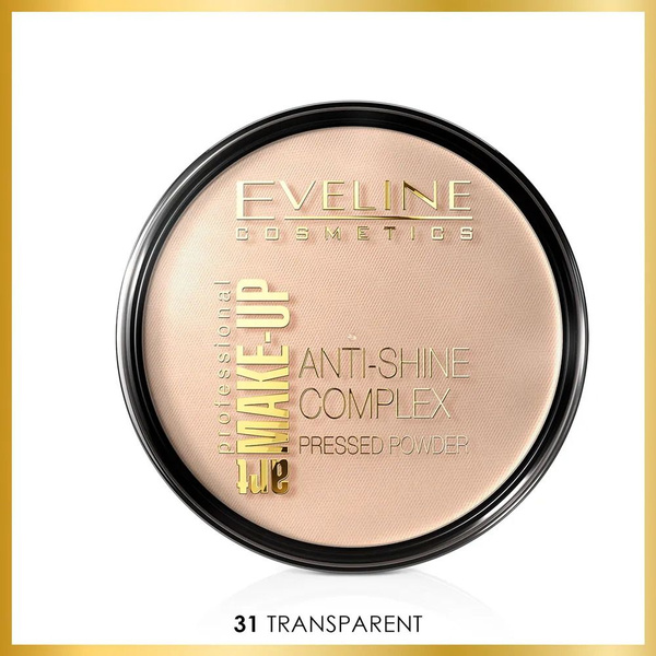 EVELINE Пудра для лица ANTI-SHINE COMPLEX PRESSED POWDER матирующая ...