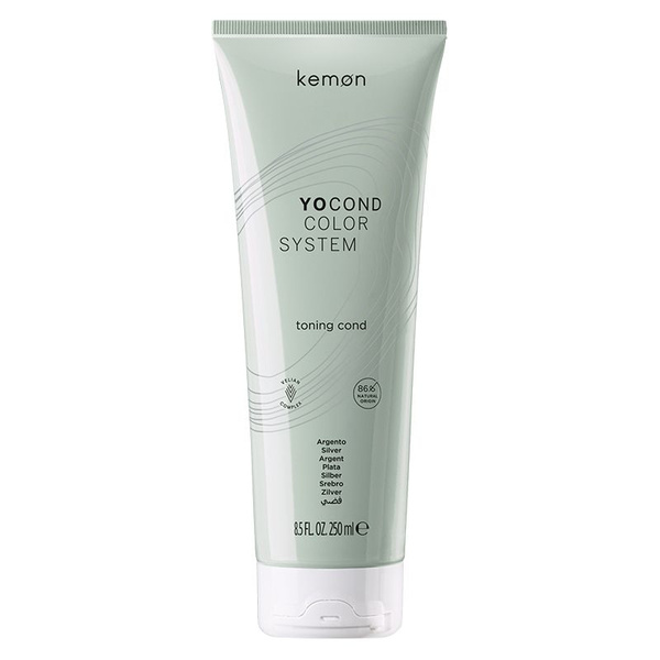 Kemon Тонирующий кондиционер для волос Yo Cond Argento/Серебряный, 250 ...