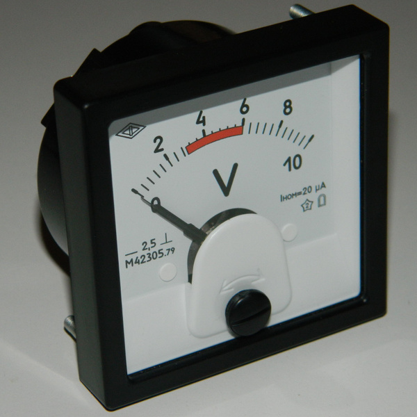 Милливольтметр стрелочный М42305, 10 В, Электроприбор - купить с ...