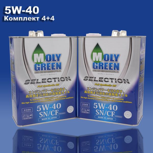 Масло моторное MolyGreen 5W-40 Синтетическое - купить в интернет ...
