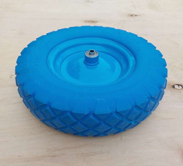 Колесо для садовой тачки Nord PU4.80d12синее, PU3.25d16синее, PU3 ...
