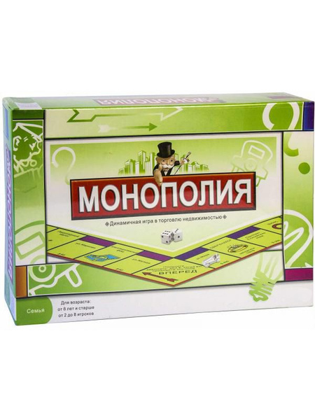 Настольная игра Монополия (Monopoly). Классическая. Полностью на ...