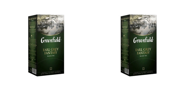 Greenfield Чай в пакетиках Earl Grey Fantasy Бергамот, черный, 25 ...