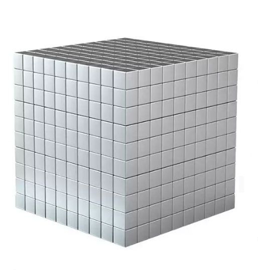 Неокуб Neocube 1000 магнитных кубиков 5 мм серебристый - купить с ...